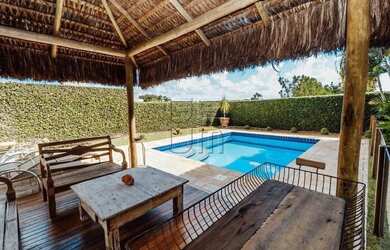 Imagem: A casa em condomínio possui 3 Dormitórios, 5 Banheiros, 4