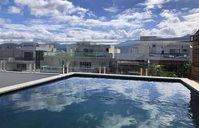 Imagem: O apartamento na cobertura possui 3 Dormitórios, 5 Banheiros