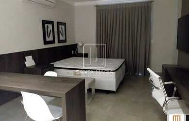 Imagem: O apartamento possui 1 Dormitório, 1 Banheiro, 1 Vaga na garagem