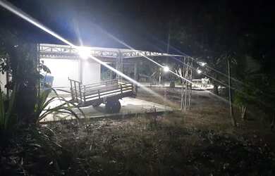 Imagem: A fazenda à venda possui e está localizado em Santa Cruz