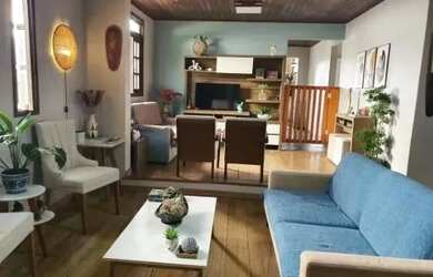 Imagem: A casa em condomínio à venda possui 4 Dormitórios, 4 Banheiros