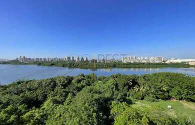 Imagem 7: Barra Peninsula Aquarela vista livre Pedra da Gavea e lagoa sol da manha andar alto 4 quar