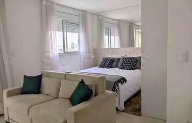 Imagem: O studio possui 1 Dormitório, 1 Banheiro, 1 Vaga na garagem