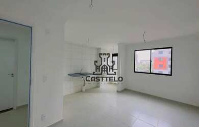 Imagem: O apartamento possui 2 Dormitórios, 1 Banheiro, 1 Vaga na garagem