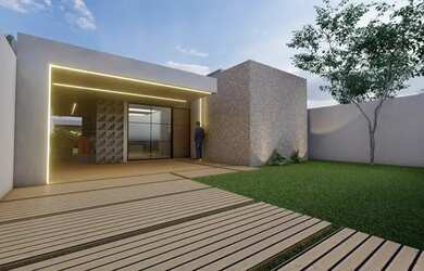 Imagem: A casa possui 3 Dormitórios, 3 Banheiros, 2 Vagas na garagem