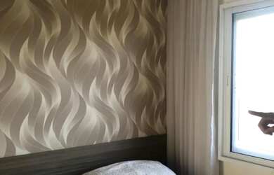 Imagem: O apartamento possui 2 Dormitórios, 1 Banheiro, 1 Vaga na garagem