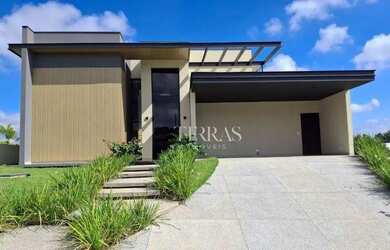 Imagem: A casa em condomínio possui 4 Dormitórios, 5 Banheiros, 4