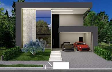 Imagem: A casa em condomínio possui 3 Dormitórios, 5 Banheiros, 4