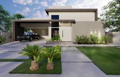 Imagem: A casa possui 3 Dormitórios, 5 Banheiros, 220m² de Área e