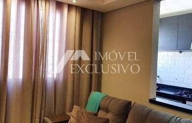 Imagem: O apartamento possui 2 Dormitórios, 1 Banheiro, 1 Vaga na garagem