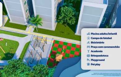 Imagem 1: APARTAMENTO COM DOIS QUARTOS, ÁREA DE LAZER COMPLETA E PERTO DA AV GENERAL ARTHUR CARVALHO