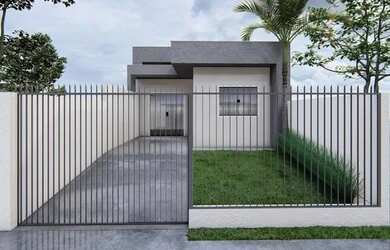 Imagem: A casa possui 2 Dormitórios, 1 Banheiro, 1 Vaga na garagem