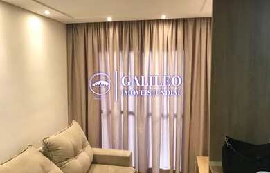 Imagem: O apartamento possui 2 Dormitórios, 1 Banheiro, 1 Vaga na garagem