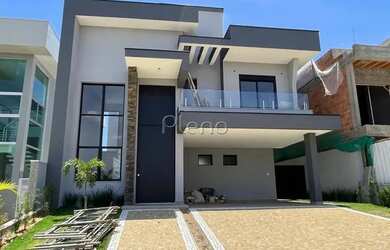 Imagem: A casa em condomínio possui 4 Dormitórios, 5 Banheiros, 2