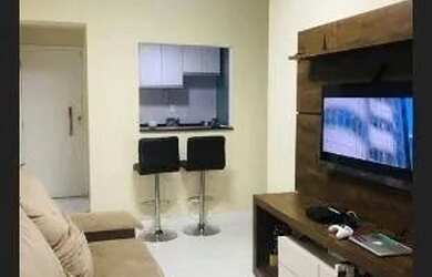 Imagem: O apartamento possui 2 Dormitórios, 1 Banheiro, 1 Vaga na garagem