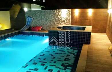 Imagem: A casa em condomínio possui 4 Dormitórios, 4 Banheiros, 3