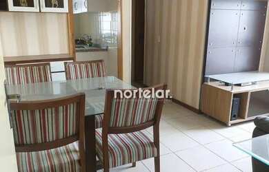 Imagem: O apartamento possui 2 Dormitórios, 1 Banheiro, 1 Vaga na garagem