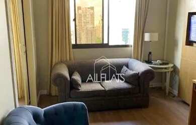 Imagem: O studio possui 1 Dormitório, 1 Banheiro, 1 Vaga na garagem