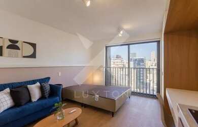 Imagem: O apartamento possui 1 Dormitório, 1 Banheiro, 24m² de Área