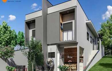 Imagem: A casa possui 3 Dormitórios, 3 Banheiros, 2 Vagas na garagem