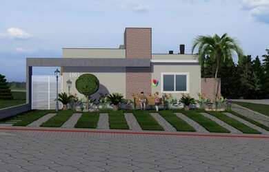 Imagem: A casa em condomínio possui 2 Dormitórios, 1 Banheiro, 1 Vaga