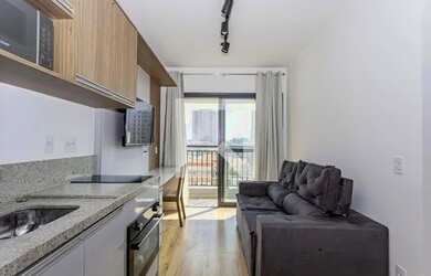 Imagem: O apartamento possui 1 Dormitório, 1 Banheiro e 32m² de Área