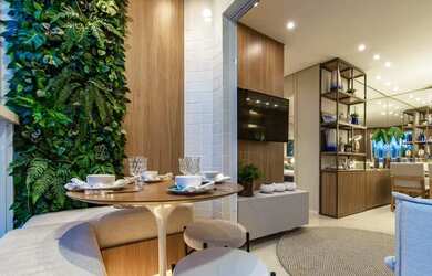 Imagem: O apartamento possui 2 Dormitórios, 1 Banheiro, 1 Vaga na garagem