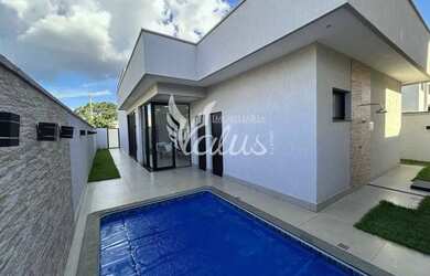 Imagem: A casa em condomínio possui 3 Dormitórios, 4 Banheiros, 2