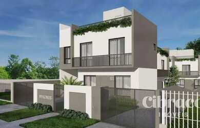 Imagem: A casa possui 3 Dormitórios, 3 Banheiros, 2 Vagas na garagem