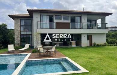 Imagem: A casa em condomínio possui 5 Dormitórios, 5 Banheiros, 1