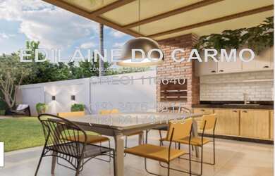 Imagem: A casa em condomínio possui 3 Dormitórios, 3 Banheiros, 4