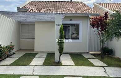 Imagem: A casa em condomínio possui 3 Dormitórios, 2 Banheiros, 2