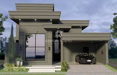 Imagem: A casa em condomínio possui 3 Dormitórios, 4 Banheiros, 2