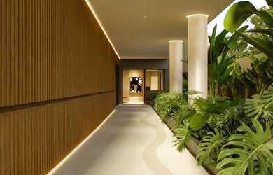 Imagem: O apartamento possui 1 Dormitório, 3 Banheiros, 1 Vaga na garagem