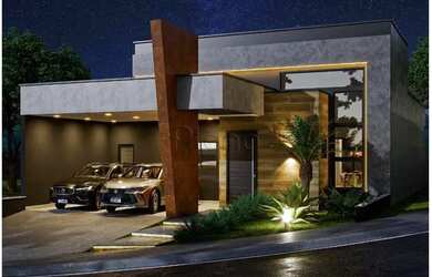 Imagem: A casa em condomínio possui 3 Dormitórios, 5 Banheiros, 4