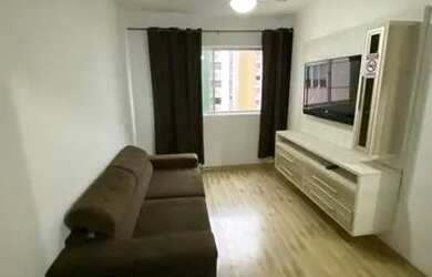 Imagem: O apartamento possui 1 Dormitório, 1 Banheiro, 1 Vaga na garagem