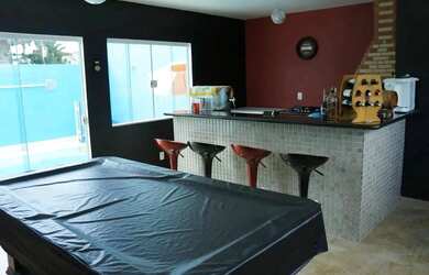 Imagem: A casa possui 5 Dormitórios, 5 Banheiros, 5 Vagas na garagem