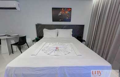 Imagem 4: Porteira fechada Flat novo com 24 m² pé na areia no bairro Jardim Oceania