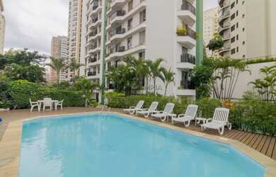 Imagem: O apartamento na cobertura possui 4 Dormitórios, 5 Banheiros