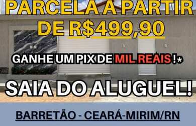 Imagem: A casa possui 2 Dormitórios, 1 Banheiro, 3 Vagas na garagem