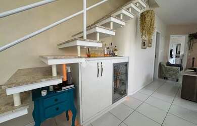 Imagem: O apartamento na cobertura possui 3 Dormitórios, 4 Banheiros