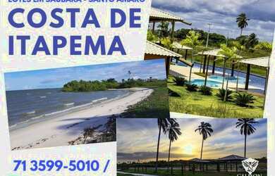 Imagem: O terreno possui 450m² de Área e está localizado em Santo