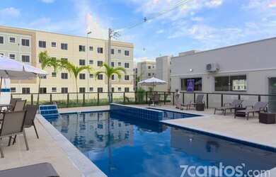 Imagem: O apartamento possui 2 Dormitórios, 1 Banheiro, 1 Vaga na garagem