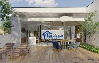 Imagem: A casa em condomínio possui 3 Dormitórios, 2 Banheiros, 3