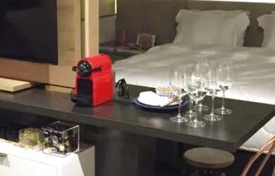 Imagem: O studio para alugar possui 1 Dormitório, 1 Banheiro, 1 Vaga