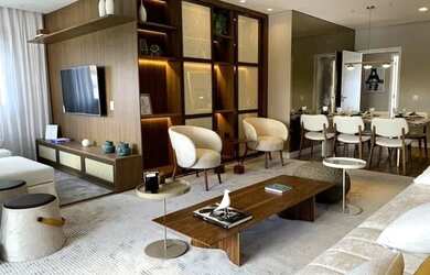 Imagem: O apartamento possui 3 Dormitórios, 5 Banheiros, 4 Vagas na