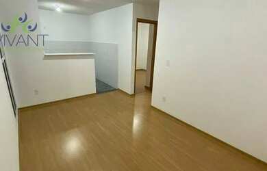 Imagem: O apartamento possui 2 Dormitórios, 1 Banheiro, 1 Vaga na garagem