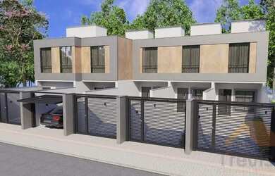 Imagem: A casa possui 2 Dormitórios, 1 Banheiro, 2 Vagas na garagem