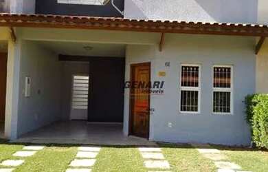 Imagem: A casa em condomínio possui 3 Dormitórios, 2 Banheiros, 3