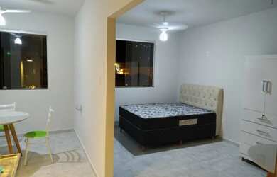 Imagem: A kitnet possui 1 Dormitório e 1 Banheiro e está localizado